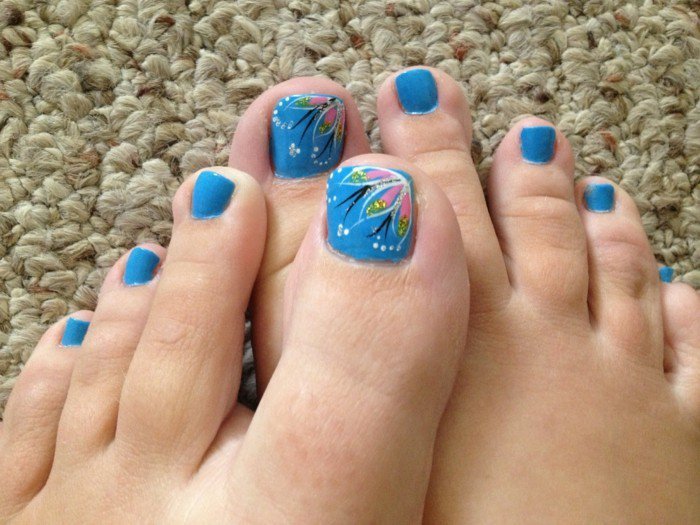 French Pedicure Nail Art Designs - wide 5